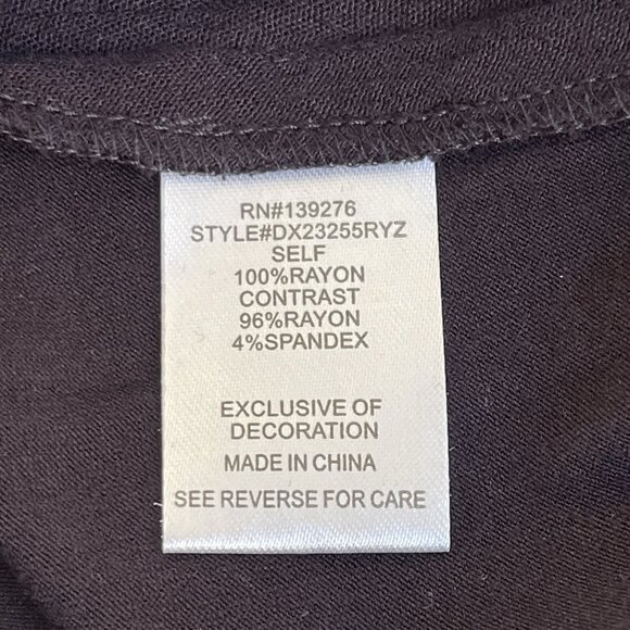 Daniel Rainn Womens 3X Black Tank Top Goth Whimsygoth Summer Vacation Boho Party - Picture 6 of 10